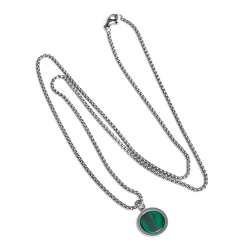 FREE Today: Courage Power Natural Stone Turquoise Tiger Eye Lazurite Malachite Necklace Pendant