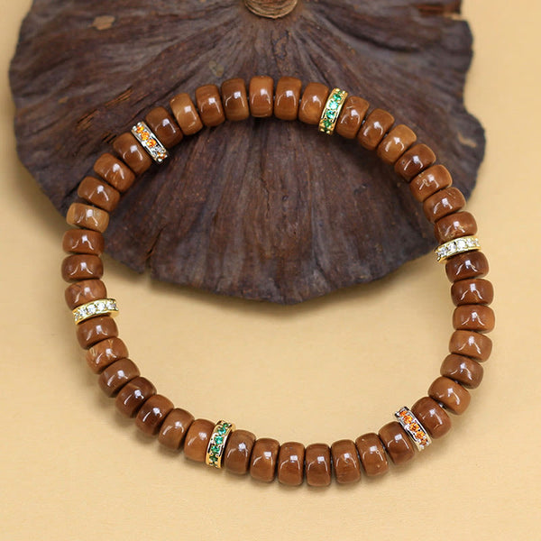 Buddha Stones Kuka Seed Protection Luck Bracelet