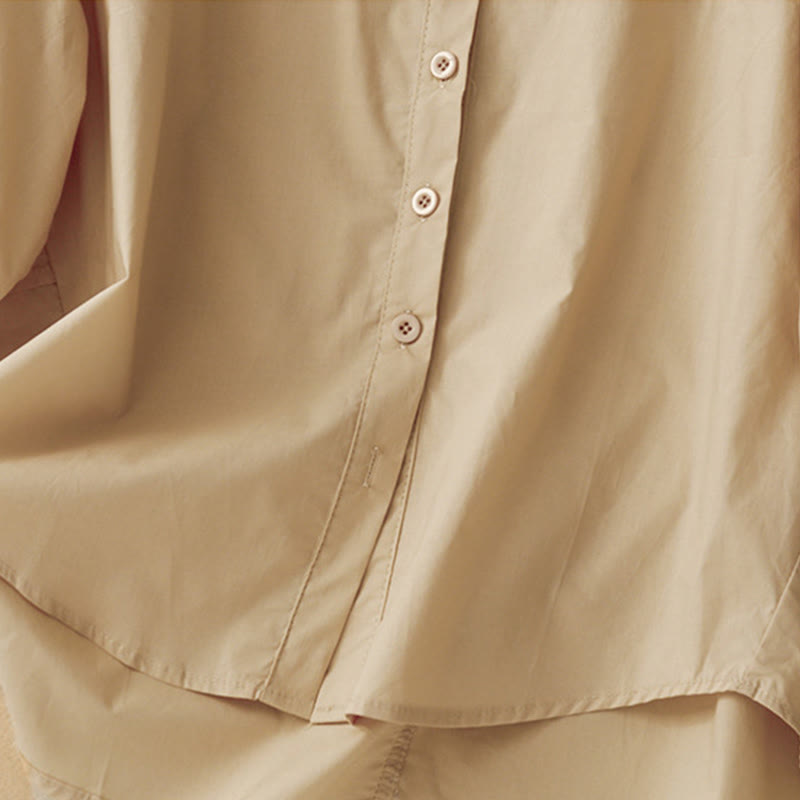 Buddha Stones 2pcs Women's Three-quarter Sleeve Shirt Harem Pants Meditation Clothing Set