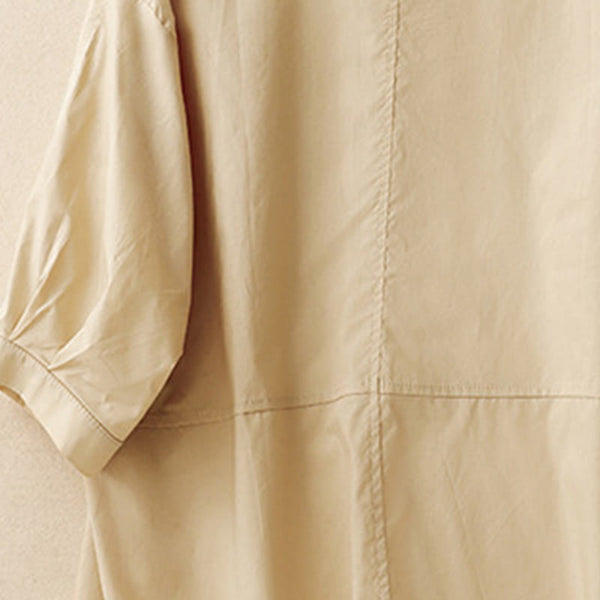 Buddha Stones 2pcs Women's Three-quarter Sleeve Shirt Harem Pants Meditation Clothing Set