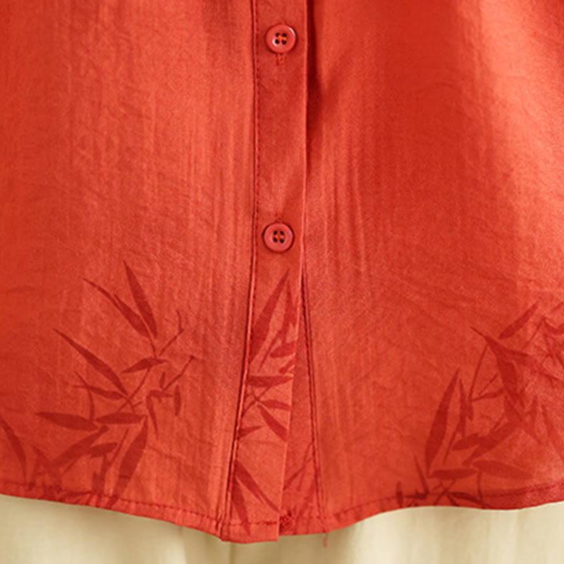 Buddha Stones 2pcs Casual Women's Short Sleeve Shirt Harem Pants Meditation Clothing Set