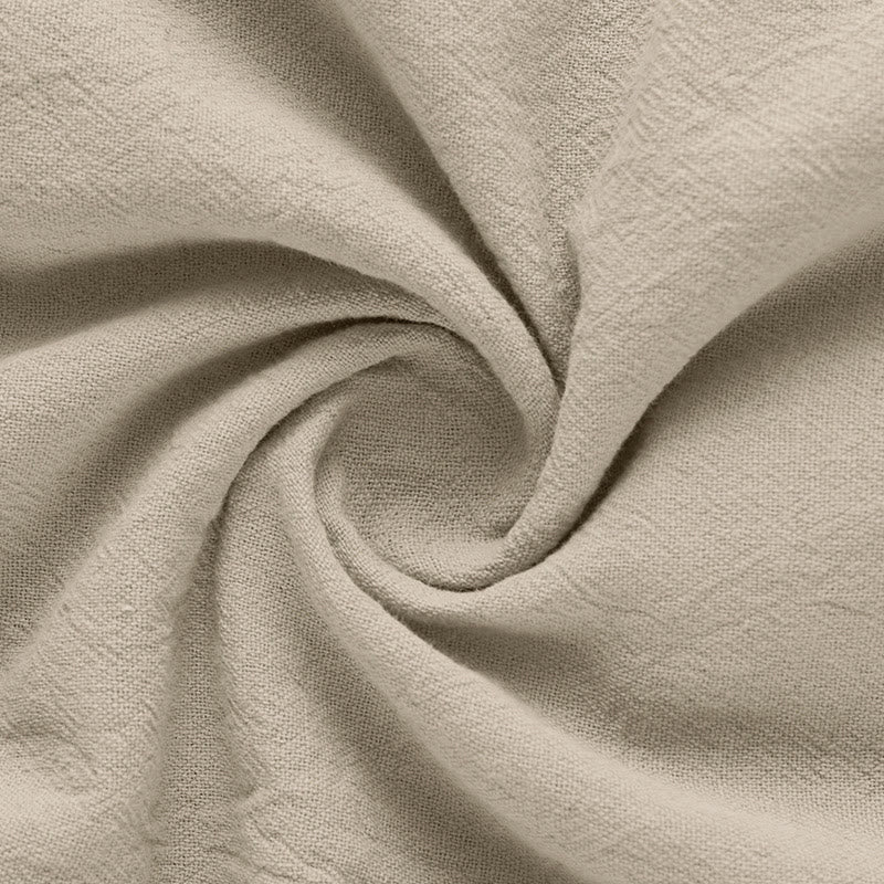 Buddha Stones Solid Summer Short Sleeve Half Buttons Linen Men's Shirt