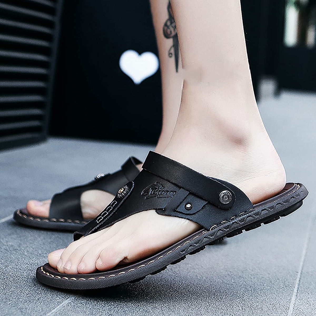 GEHGUT™ ToeAlign - Orthopädische Herrensandalen mit Großzehenkorrektor