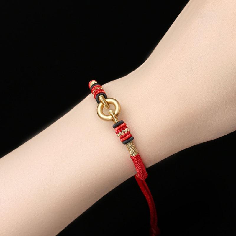 Himalayan Soulbond: Dragon Knot Friendship Talisman Bracelet