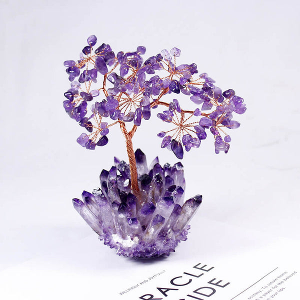 Tranquil Bloom – Amethyst Tree of Life for Calm & Spiritual Balance