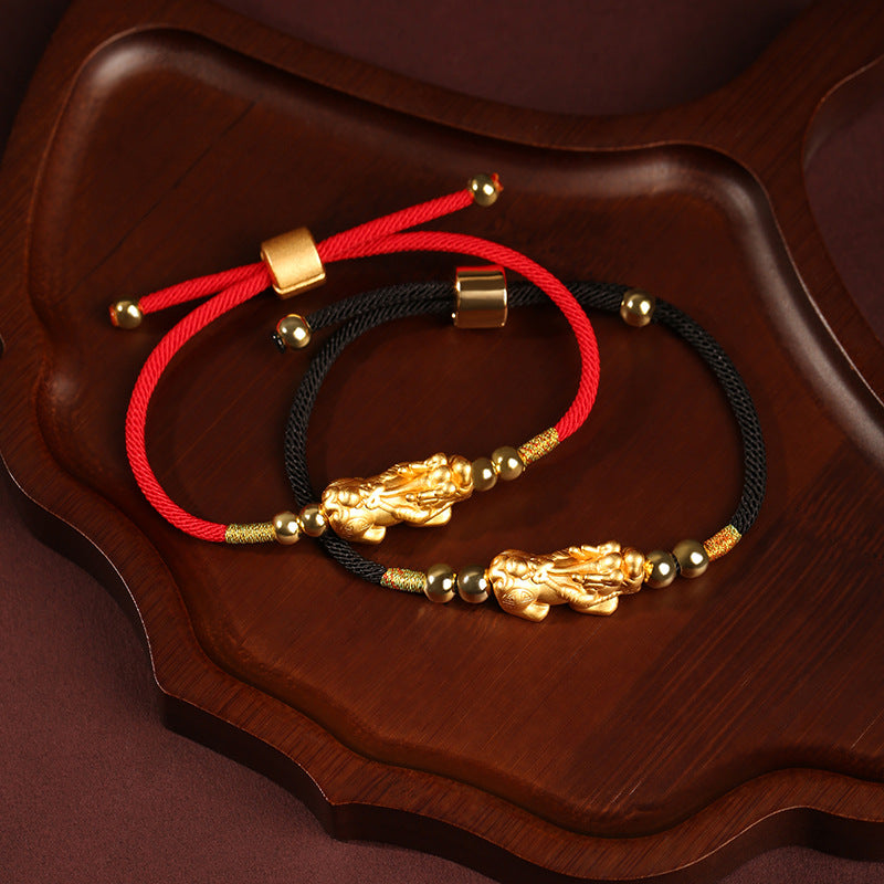 Harmony Guardian Piyao Bracelet – Dual-Color Wealth Talisman
