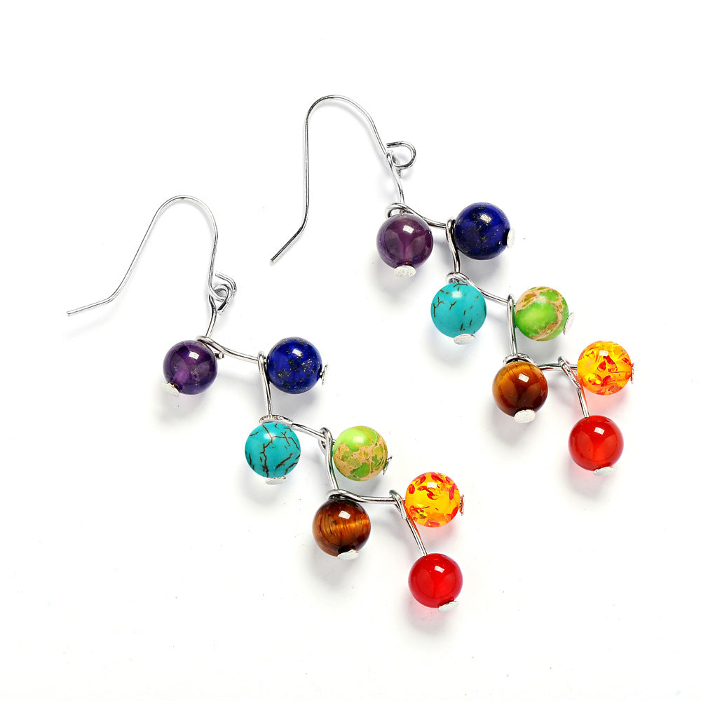 Chakra Resonance Vortex Earrings